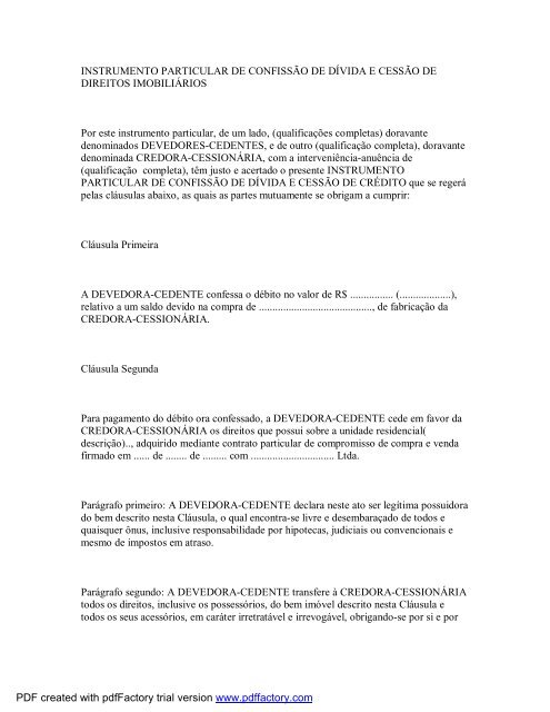 Confissão de Dívida Suellen Vaga 7, PDF