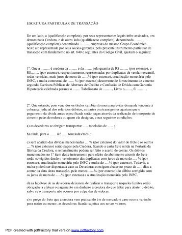 Escritura Particular - Transição - Duplicata Mercantil.pdf - Paf