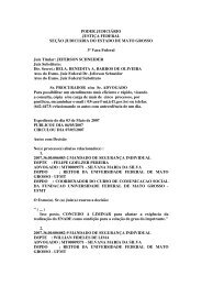 JEFERSON SCHNEIDE - Justiça Federal do Estado de Mato Grosso