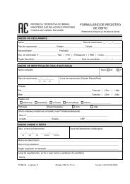 formulário de registro de óbito - Consulado-Geral do Brasil em Madri