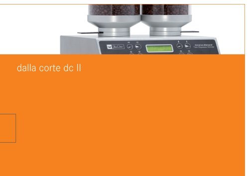 dalla corte – espresso coffee systems