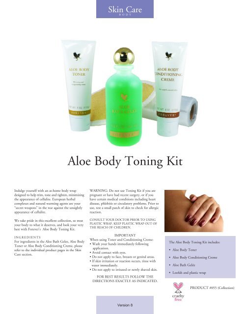 Aloe Body Toning Kit - Forever Living Products