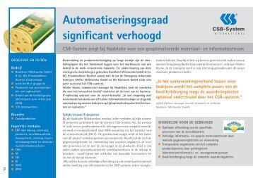 Case Study as PDF - CSB-System