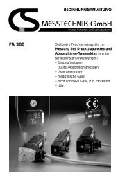 FA 300 - CS Instruments