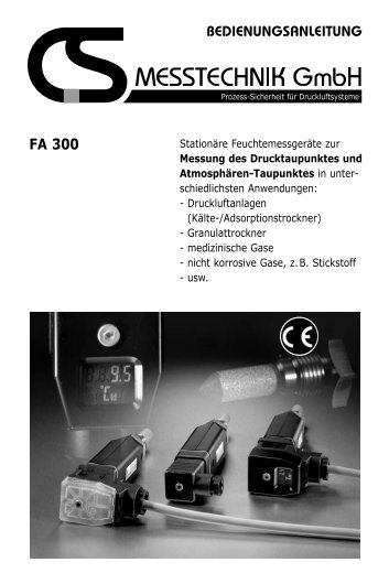 FA 300 - CS Instruments