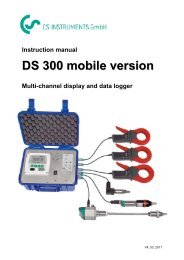 DS 300 mobile version - CS Instruments