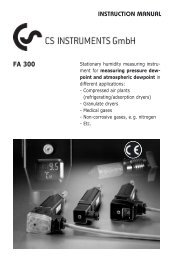 FA 300 - CS Instruments