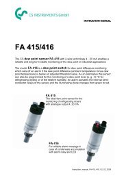 FA415 - CS Instruments