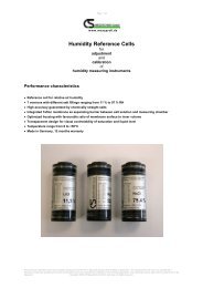 Humidity Reference Cells - CS Instruments