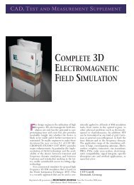 COMPLETE 3D ELECTROMAGNETIC FIELD SIMULATION - CST