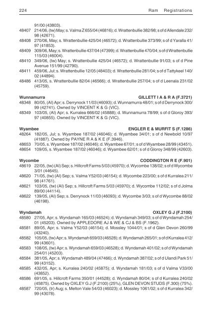 2007 flock register vol 53.pdf - Australian Poll Dorset Association Inc