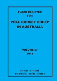 2011 flock register vol 57.pdf - Australian Poll Dorset Association Inc