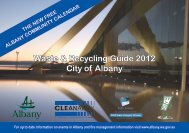 Waste & Recycling Guide 2012 City of Albany - Cleanaway Council ...