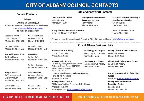 Waste & Recycling Guide 2012 City of Albany - Cleanaway Council ...