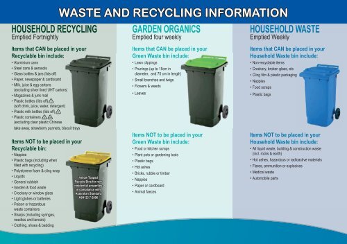 Waste & Recycling Guide 2012 City of Albany - Cleanaway Council ...