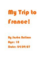 My Trip to France