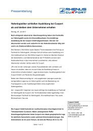 Pressemitteilung - CuxPort