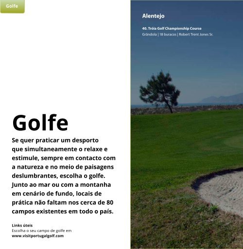 Golfe - Turismo de Portugal