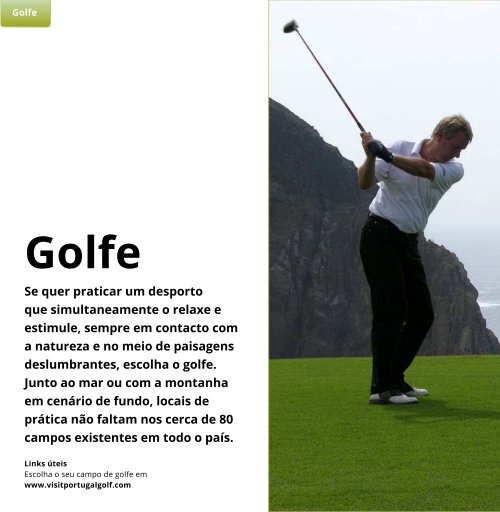 Golfe - Turismo de Portugal