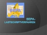 SEPA-Lastschriftverfahren - CVJM-AG