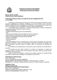 Concurso Público para a classe de oficial administração I.E. N 01 ...