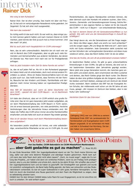 Magazin zum Download - CVJM-Landesverband Bayern