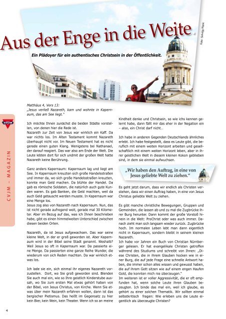 Magazin zum Download - CVJM-Landesverband Bayern