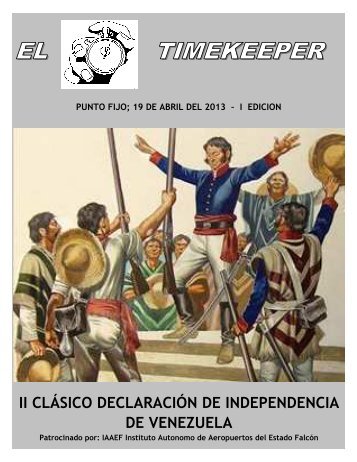 II CLÁSICO DECLARACIÓN DE INDEPENDENCIA DE VENEZUELA