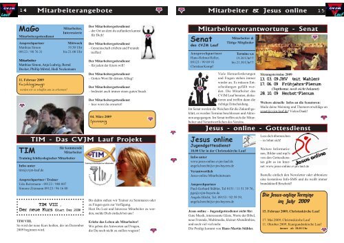 Anzeiger des CVJM Lauf Sammelband 2003