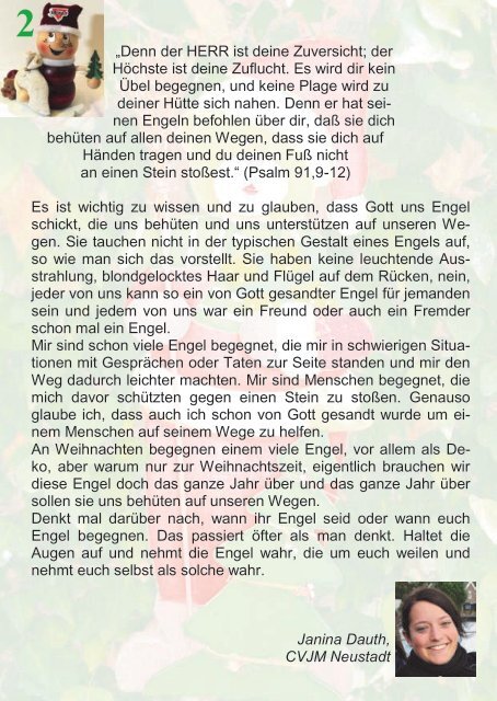 Unseren Adventskalender als PDF z.B. für Ebook ... - CVJM Pfalz eV