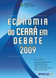 Economia do Ceará em Debate 2009 - IPECE — Instituto de ...