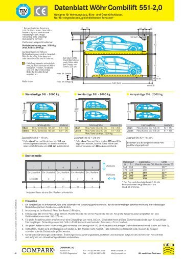 Datenblatt Wöhr Combilift 551-2 - COMPARK AG