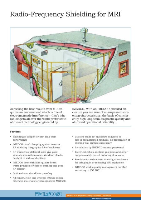 Radio-Frequency Shielding for MRI - Imedco