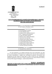 Pleno Sesión Extraordinaria de fecha 19 de Agosto - Ayuntamiento ...