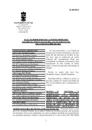 Pleno Ordinario de 17 de Octubre de 2012 - Ayuntamiento de Tías