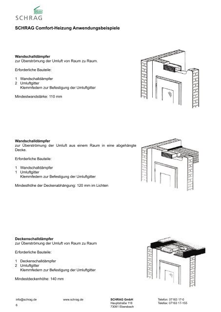 SCHRAG Comfort-Heizung