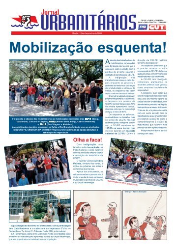 Jornal - Sindicato dos Urbanitários de Pernambuco