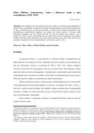 Elites Políticas Limoeirenses: Ações e Discursos rumo a ... - anpuh