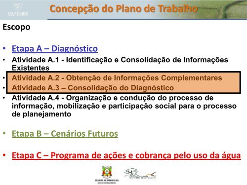 Processo de Planejamento na Bacia do Rio Gravataí - PLANO DE ...