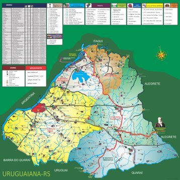 Mapa do agroturismo - Prefeitura Municipal de Uruguaiana