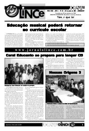 o lince 01 - Jornal O Lince