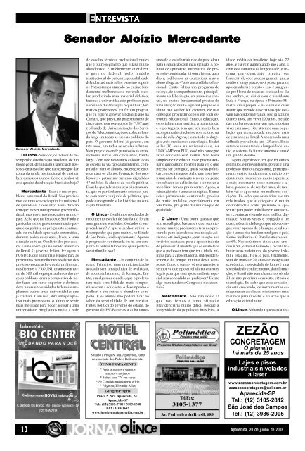 o lince 01 - Jornal O Lince