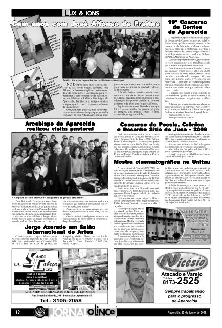 o lince 01 - Jornal O Lince