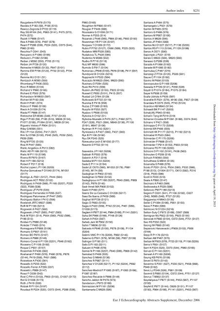 Author index - EHJ Cardiovascular Imaging