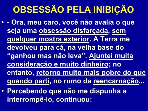 Seminário Obsessão Silenciosa - Espiritizar