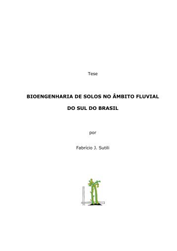 bioengenharia de solos no âmbito fluvial do sul do brasil