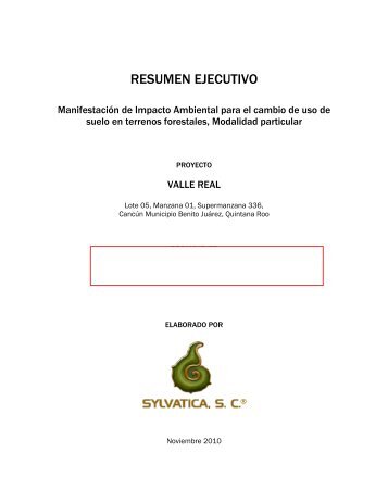 RESUMEN EJECUTIVO - sinat - Semarnat