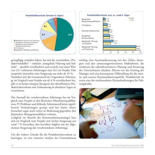 Czipin Produktivitätsstudie 2008/09