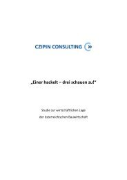 âEiner hackelt â drei schauen zu!â - Czipin