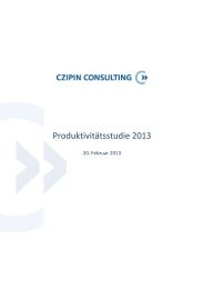 Produktivitätsstudie 2013 - Czipin